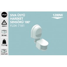 3500W SIVA ÜSTÜ 180 DERECE SENSÖR 10A